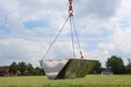 Benne à béton Klaas Benne à gravats alu demi-ronde 300 l
