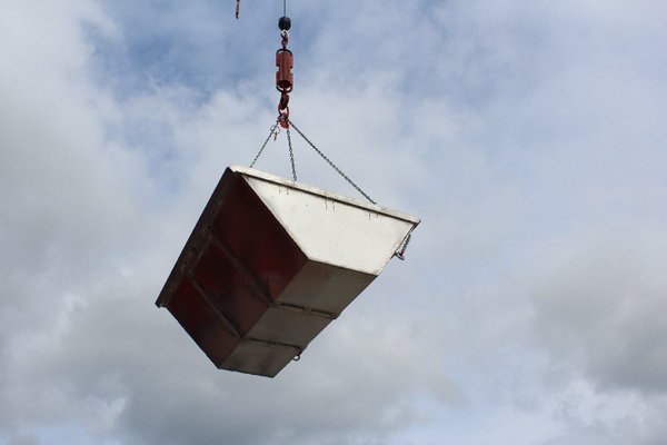 ACCESSOIRES - BENNE A BETON - Benne à béton Klaas Benne à gravats alu carrée 350 kg