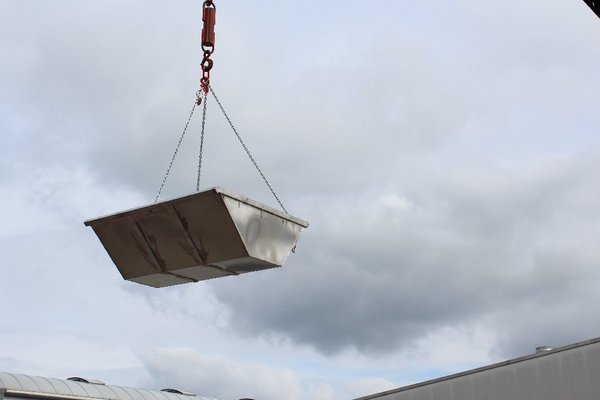 ACCESSOIRES - BENNE A BETON - Benne à béton Klaas Benne à gravats alu carrée 350 kg