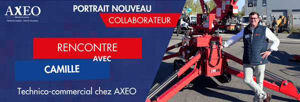 AXEO accueille Camille Vandenheede au poste de technico-commercial